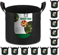 20 Gallon Grow Bags 12-Pack - Heavy Duty Nonwoven Fabric Pots
