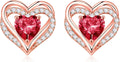Iefil 925 Sterling Silver Christmas Earrings for Women Holiday Gift