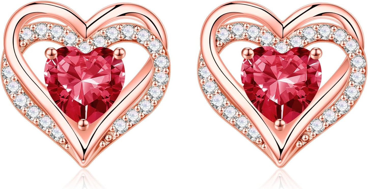 Iefil Christmas Earrings for Women - 925 Sterling Silver Gift