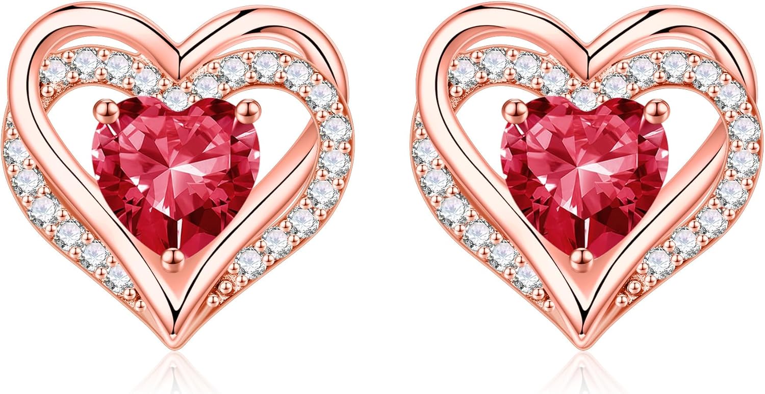Iefil Christmas Earrings for Women - 925 Sterling Silver Gift