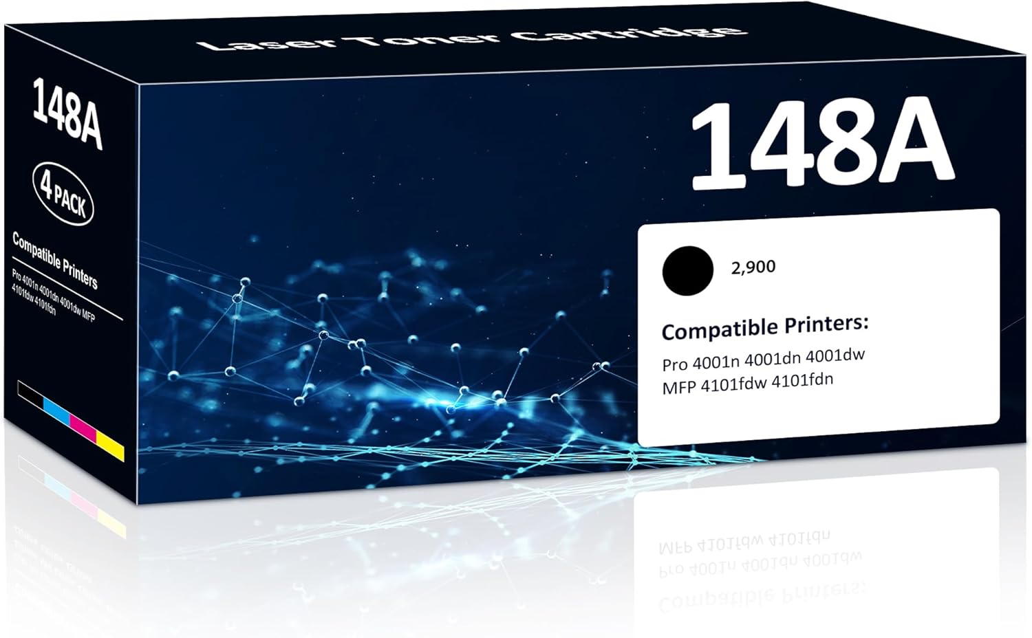 148A Toner Cartridges 2-Pack for HP Pro Series Printers