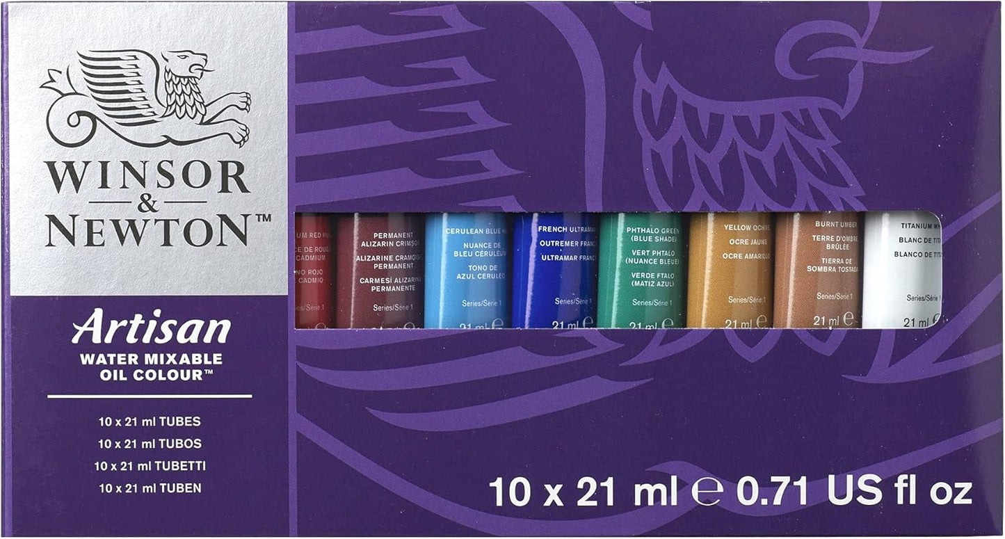 Winsor & Newton Artisan Water Mixable Oil Color Paint Set Review