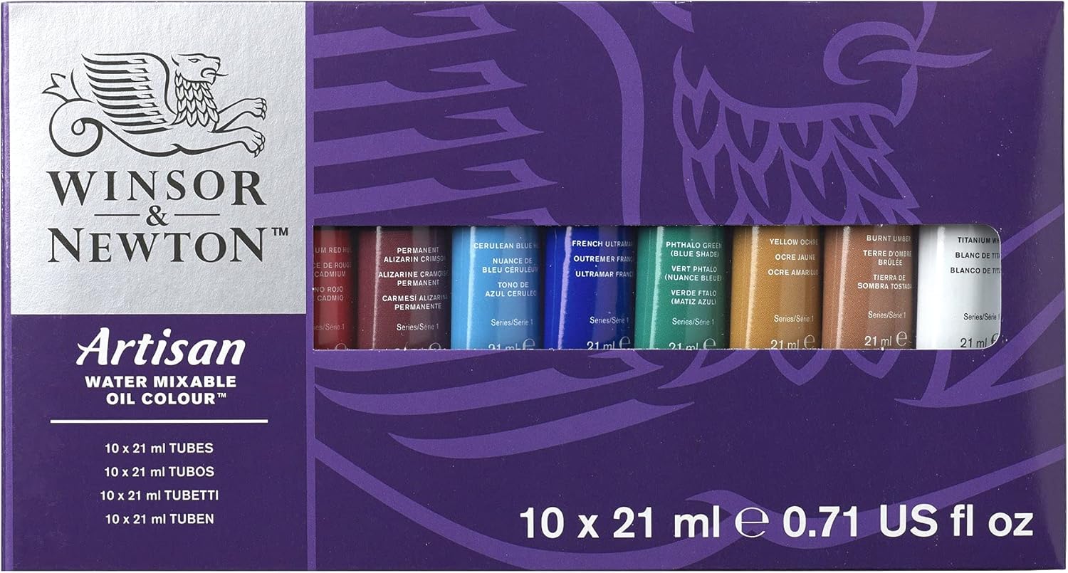 Winsor & Newton Artisan Water Mixable Oil Color Paint Set Review