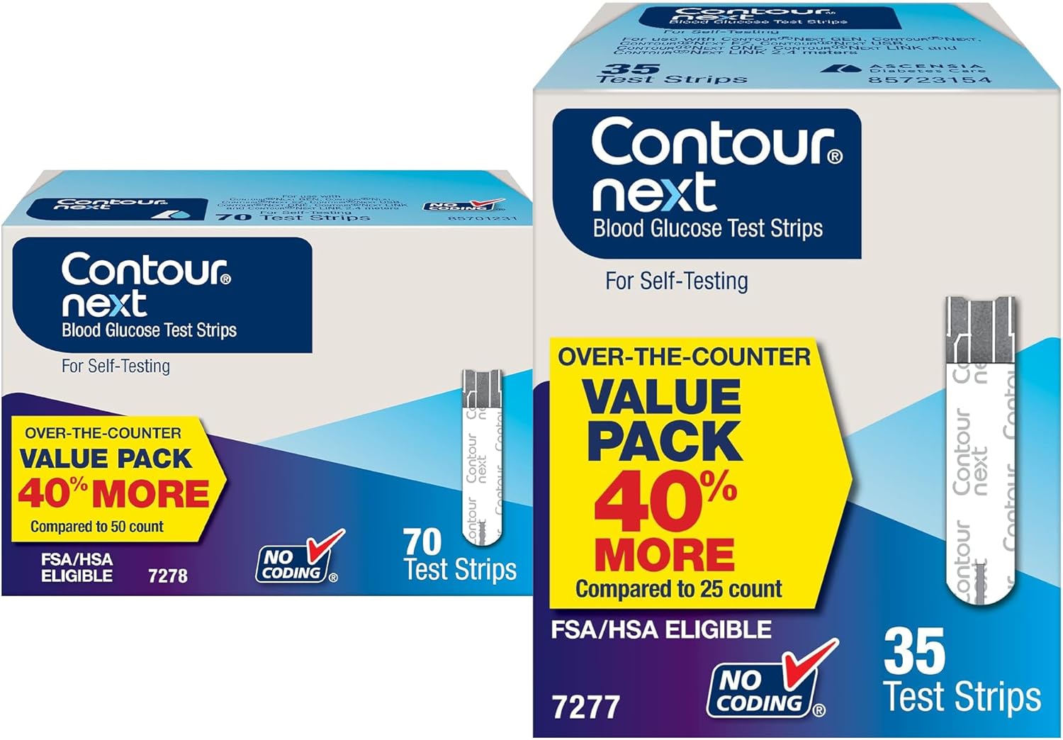 CONTOUR NEXT Blood Glucose Test Strips for Accurate Testing