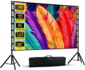Projector Screen with Stand 180 in 16:9 - Portable Foldable