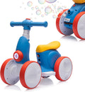 6V Electric Baby Balance Bike with Bubble Machine - Fun 4in1 Ride