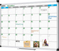 Magnetic Calendar Whiteboard 48in x 36in - Monthly Planner White Board