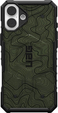 OD Green Topography iPhone 16 Plus Case - MagSafe Rugged