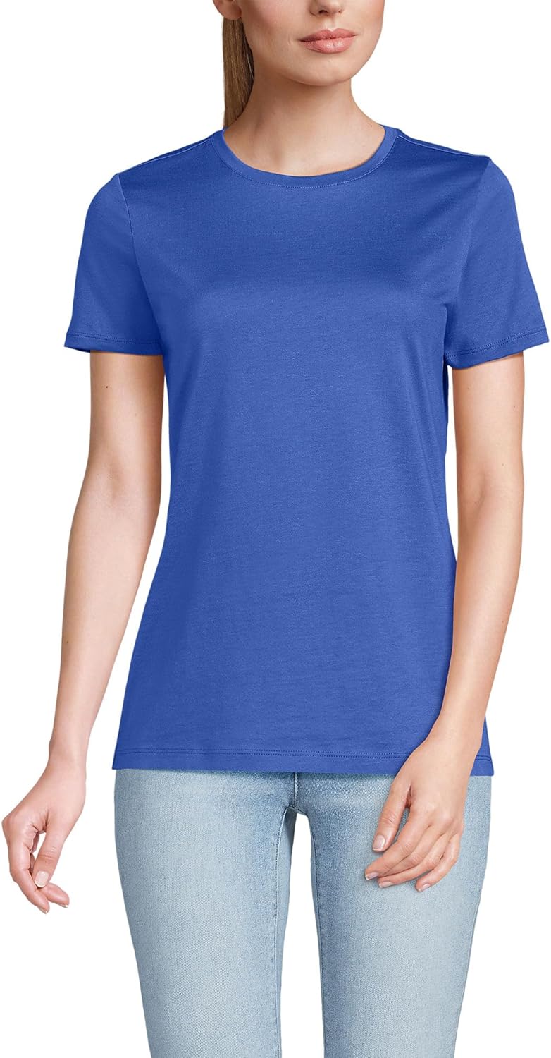 Relaxed Supima Cotton Crew Neck T-Shirt for Everyday Comfort