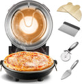 Pizza Oven Upgrade Portable Indoor 1200W Electric - Heats to 800F