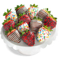 A Gift Inside Happy Birthday Chocolate Dipped Strawberries - 12