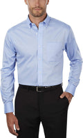 Men's Tommy Hilfiger Cotton Long Sleeve Regular Fit Shirt - Non-Iron