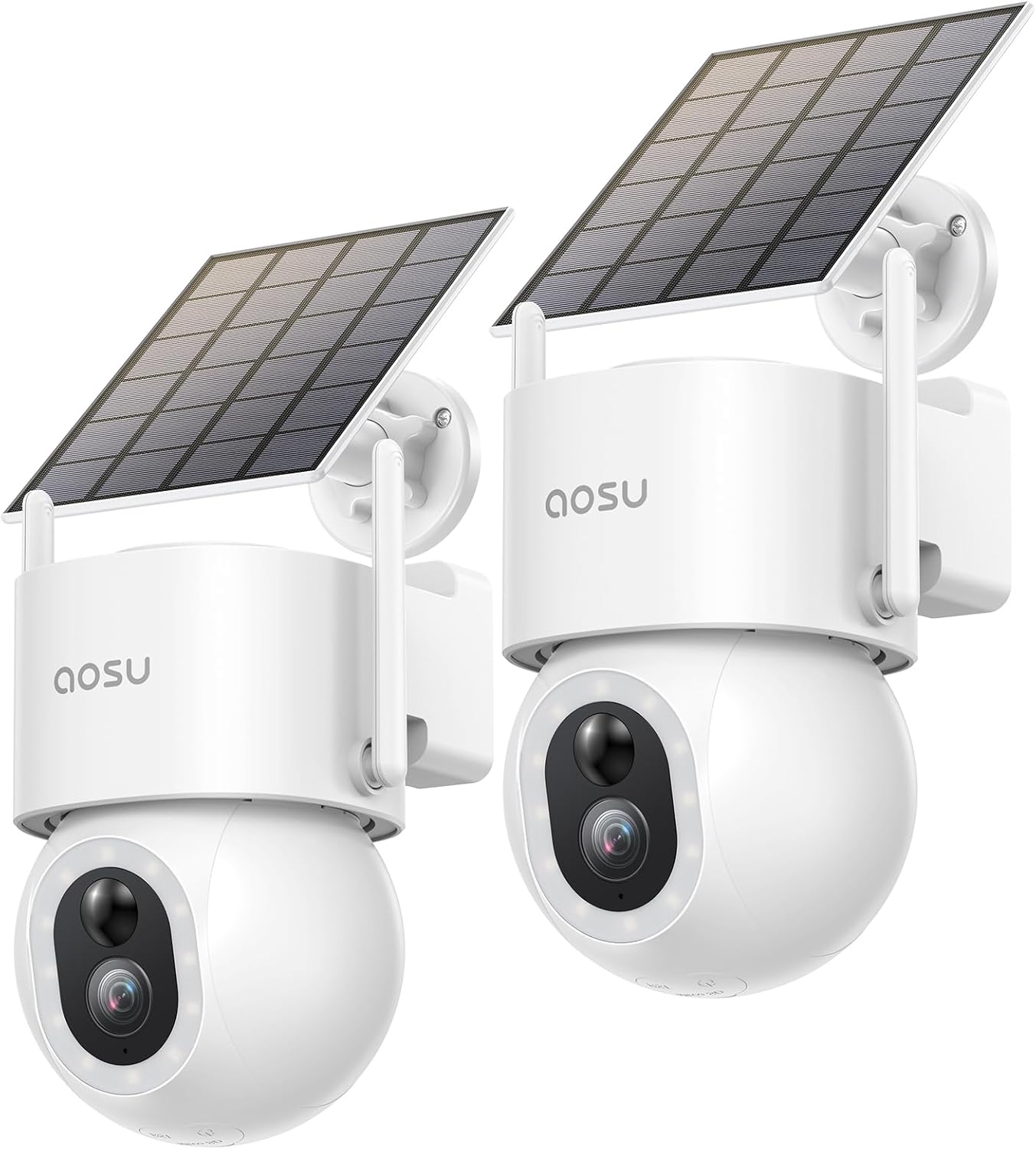 AOSU Solar Security Cameras - 3K Color Night Vision