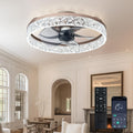 Depuley Ceiling Fans with Lights and Remote - 16in Modern LED Low