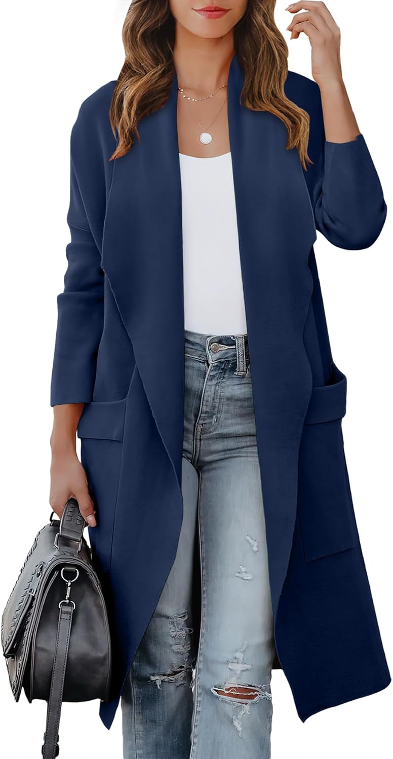 Women's Long Cardigan Sweater for Fall Fashion Trends 2025