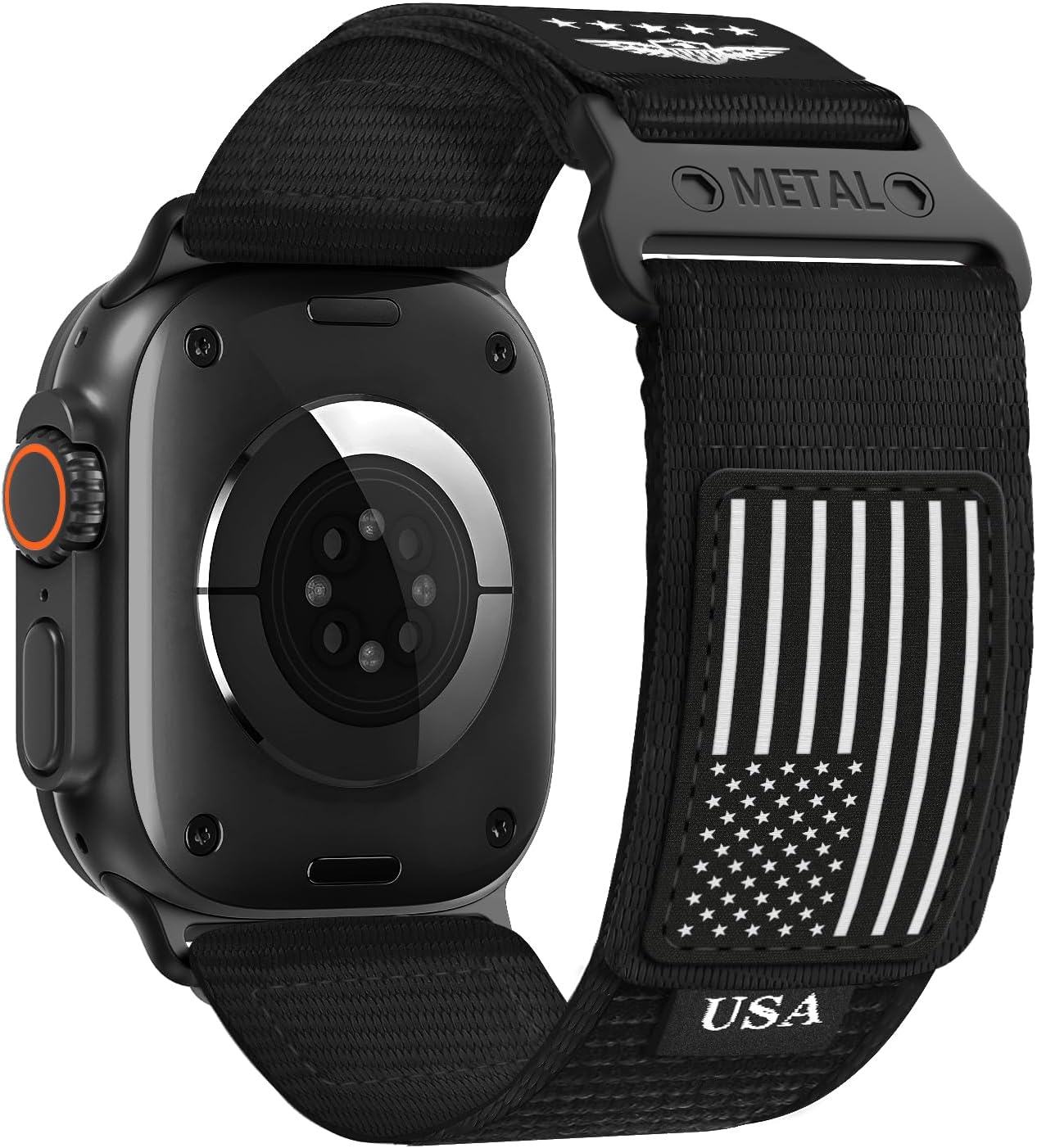 Ultra2 Nylon Stars-Stripes Band for Apple Watch