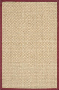 SAFAVIEH Area Rug 3x5 - Natural Fiber Basketweave Rug - Seagrass