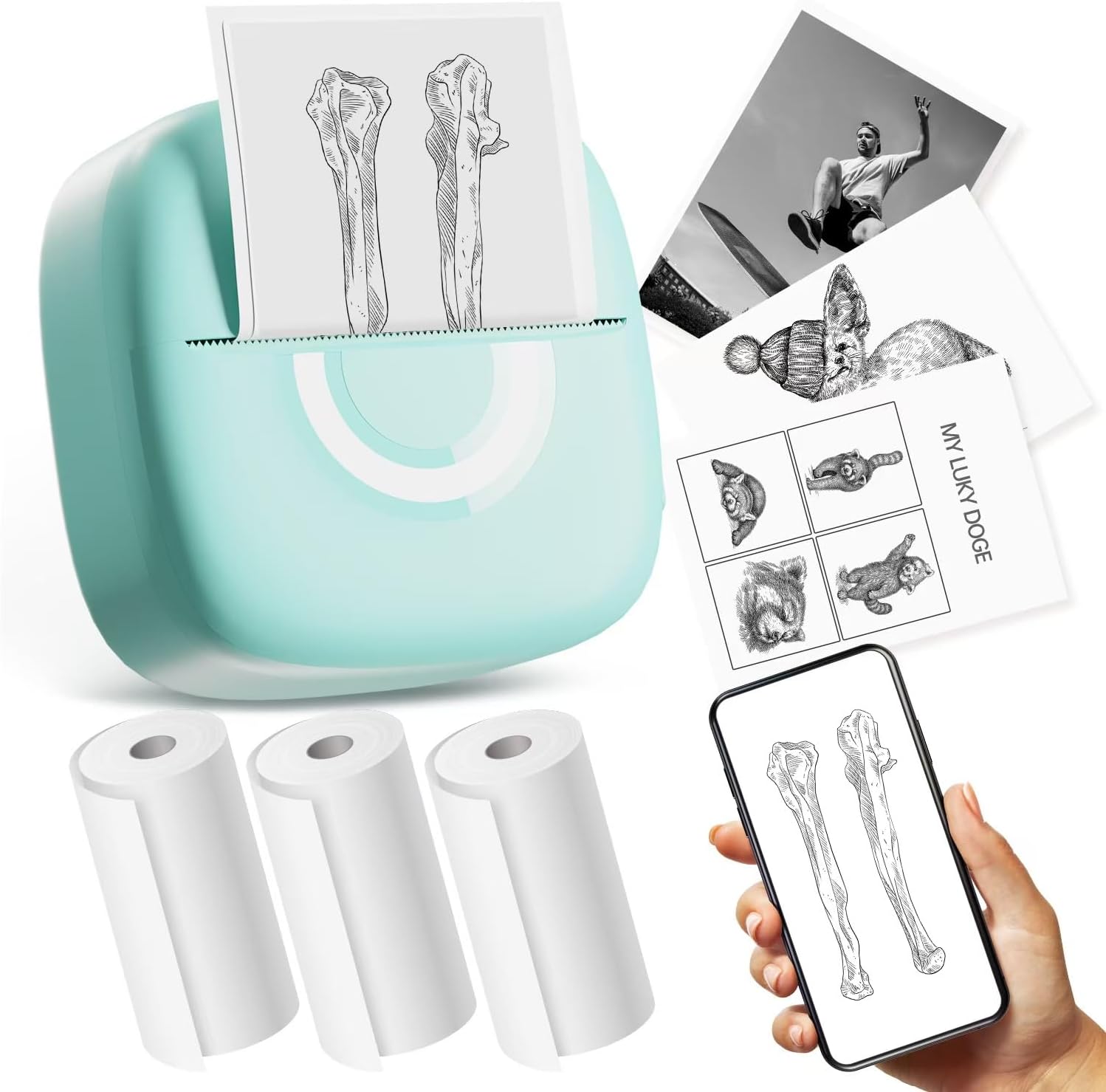 Bluetooth Mini Printer: Print Anywhere, Anytime!