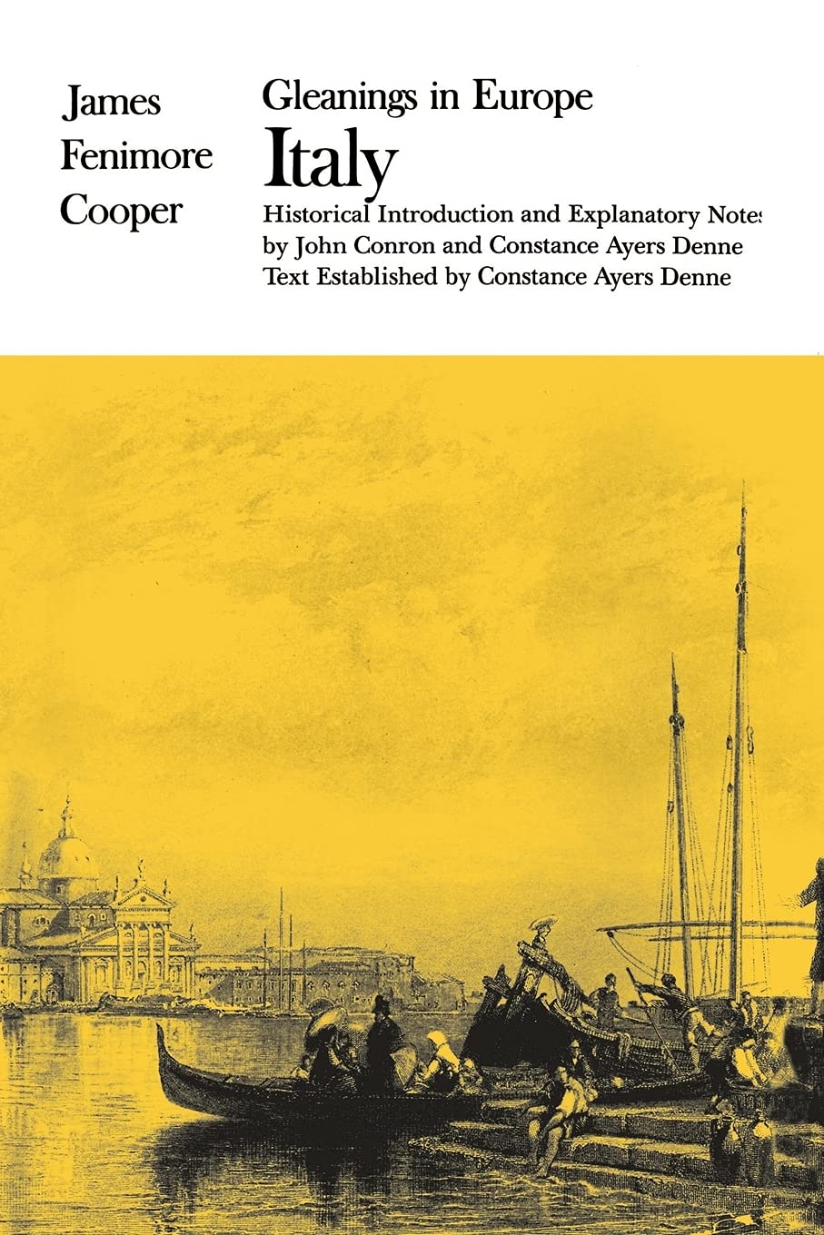Gleanings in Europe: Italy by James Fenimore Cooper Review