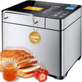 KBS Pro Stainless Steel Bread Machine - 17-in-1 XL Maker with Fruit Nut Dispenser
