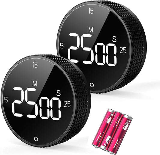 Digital Kitchen Timer with Large Display for Cooking and Study
