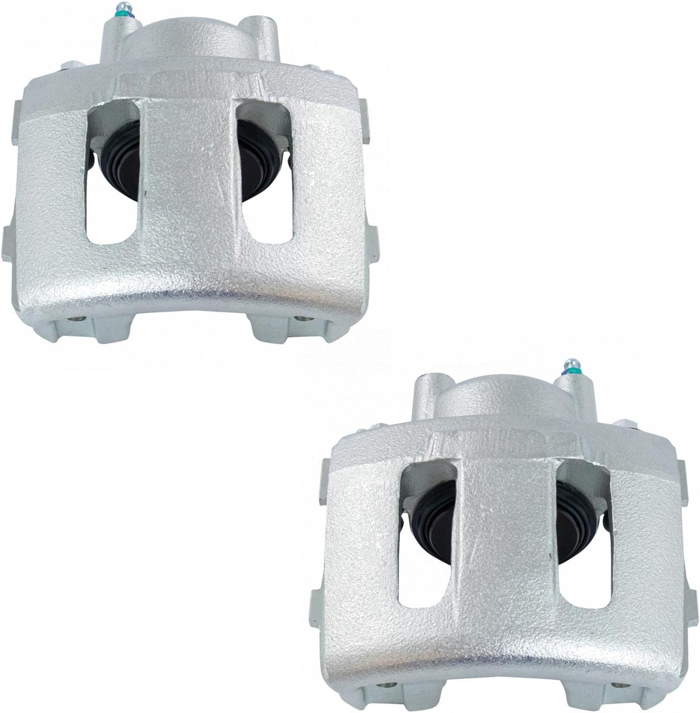 TRQ Front Brake Caliper Set for Jeep Cherokee and Wrangler