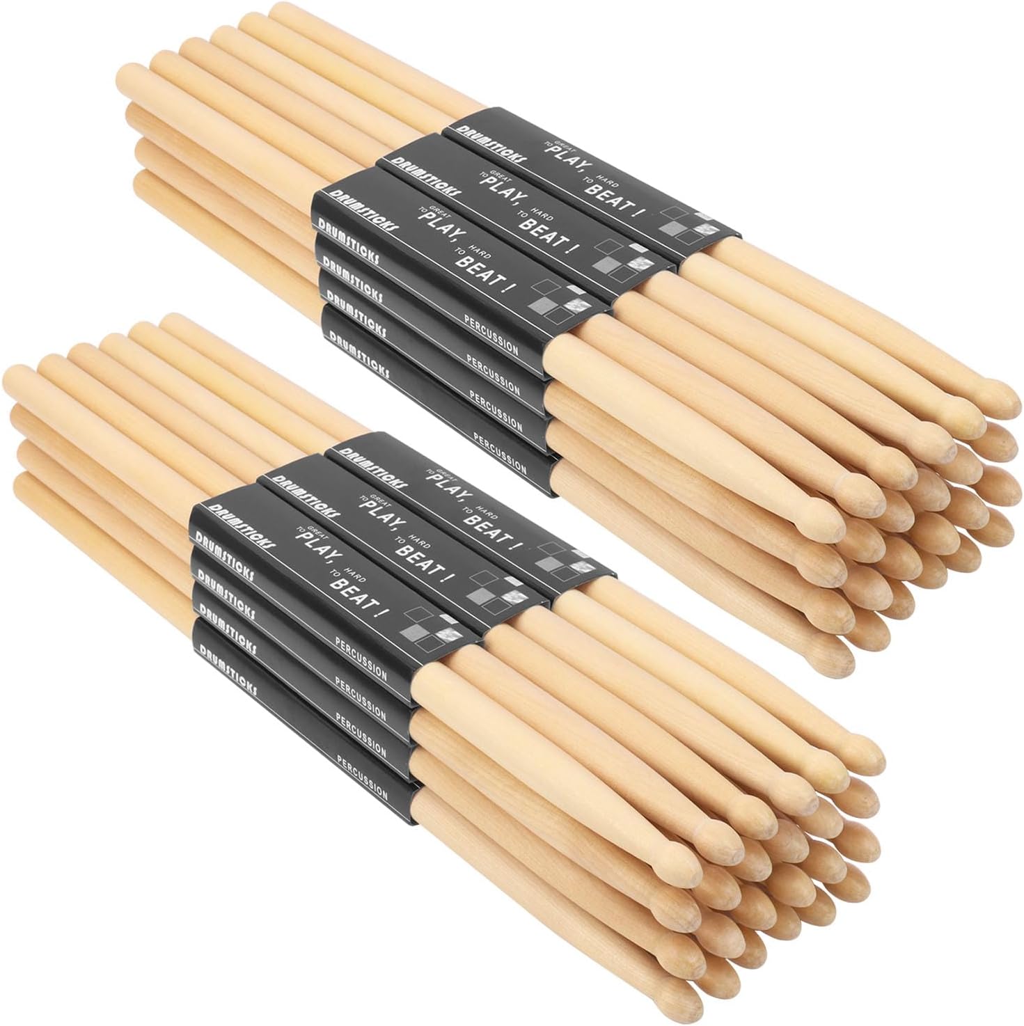 Premium 7A Maple Wood Drumsticks for Rock Band Performance