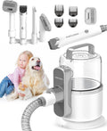 Dog Grooming Vacuum 6-in-1 Pet Grooming Kit - Quiet Home Grooming