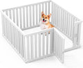 Plastic Dog Playpen 11-Panel Portable Pet Fence - Easy Assemble