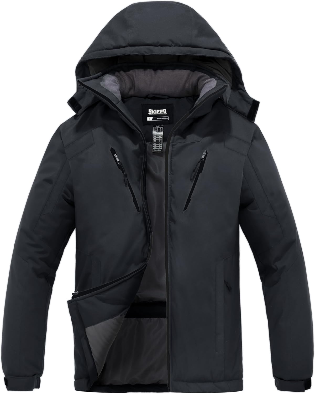 Skieer Men's Waterproof Ski Jacket - Stay Warm & Dry!