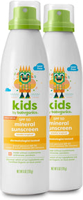 Babyganics SPF 50 Kids Mineral Sunscreen Continuous Spray - Pack of 2