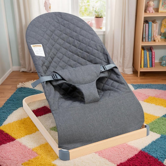 Portable Baby Bouncer - Natural Vibrations for Calm Infants
