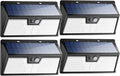 Peasur 318LED Solar Motion Lights 4 Pack - Bright Outdoor Security