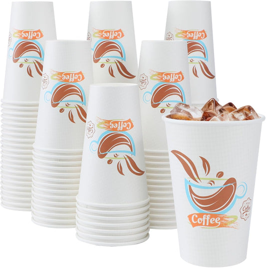 Disposable 16 oz Coffee Cups - Conveniently Bulk Packed