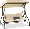 Best Choice Products 3-Seat Converting Canopy Swing Glider