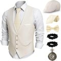 1920s Mens Costume Accessories Set - Complete Roaring 20s Look will