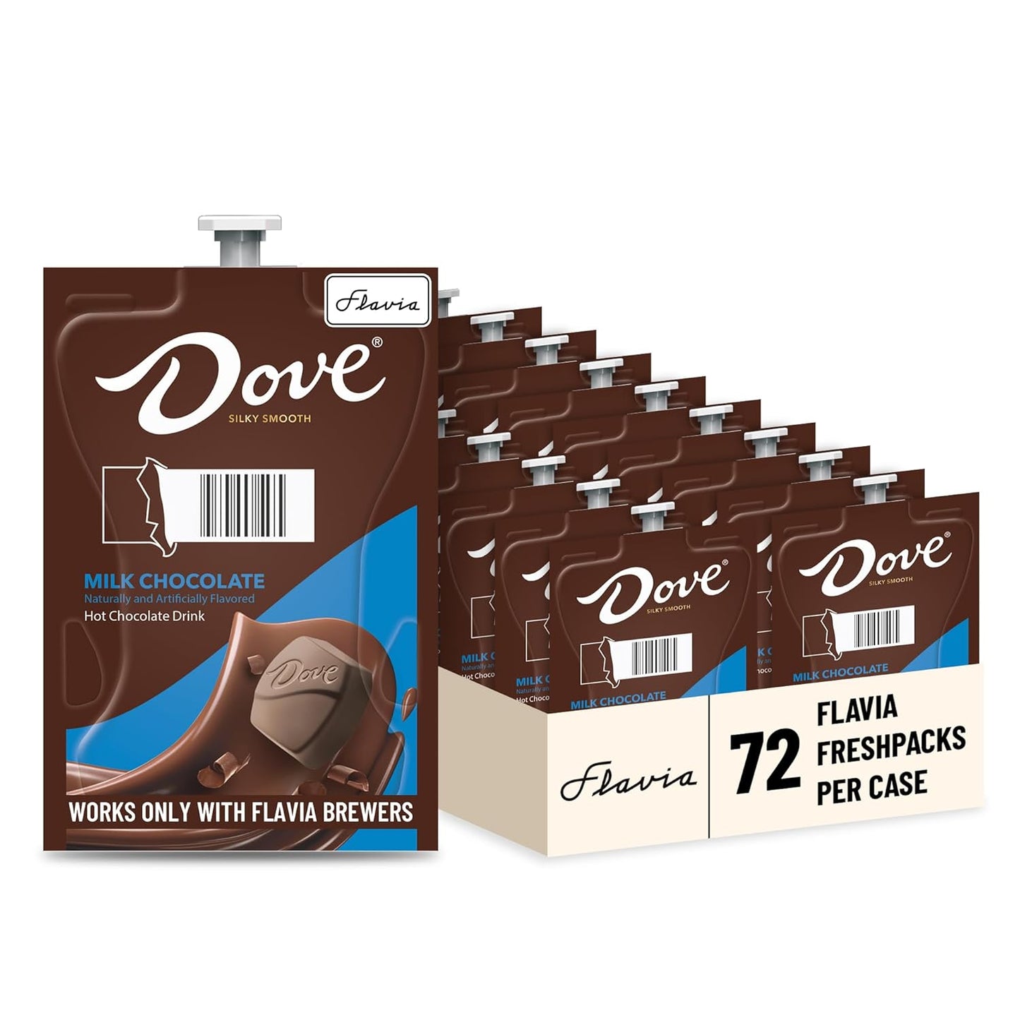 Flavia Dove Hot Chocolate Freshpacks for Flavia Brewers Case