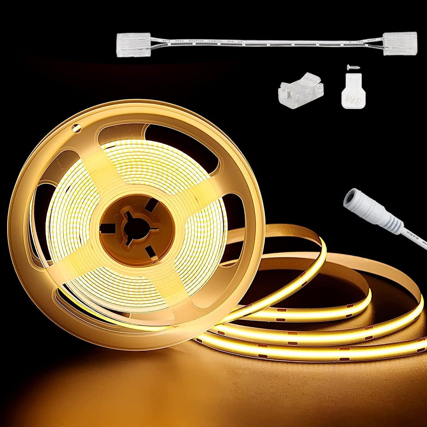 PAUTIX COB LED Strip Light 32.8ft Super Bright Warm White