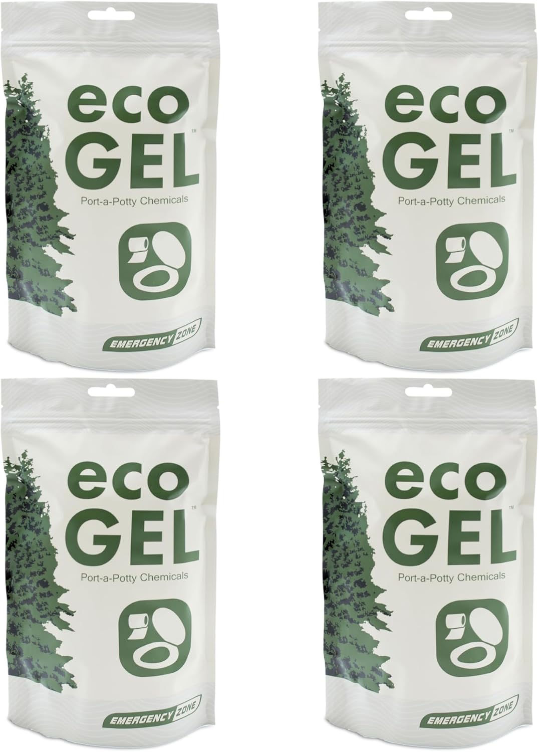 Eco Gel Port-a-Potty Chemicals for Camping and Emergencies
