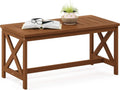 Furinno FG18111 Tioman Coffee Table with Cross Design for Outdoors