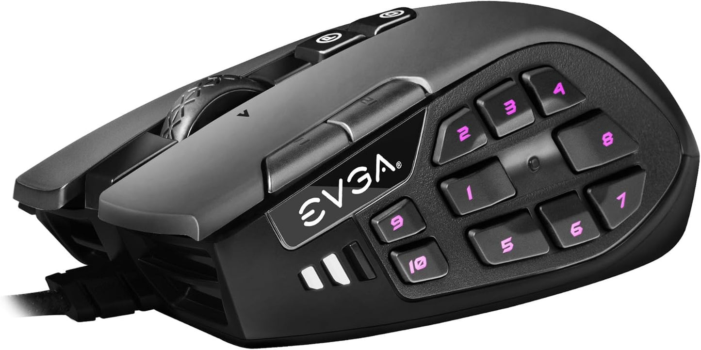 EVGA X15 MMO Gaming Mouse: Customizable 16k DPI