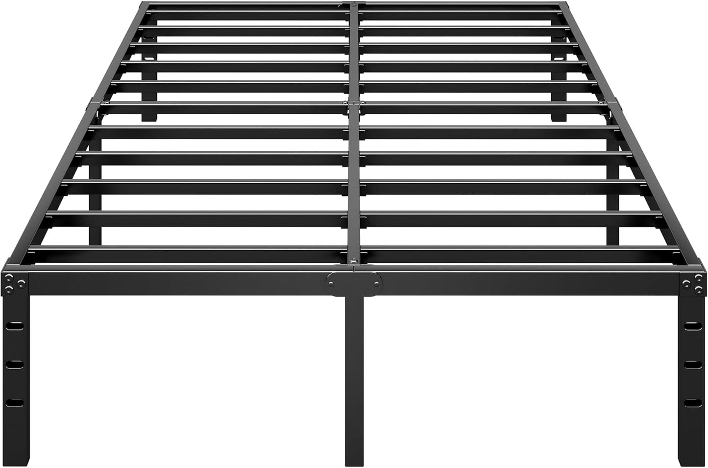Metal Platform Bed Frame 14 Inch Tall with Strong Support Slats