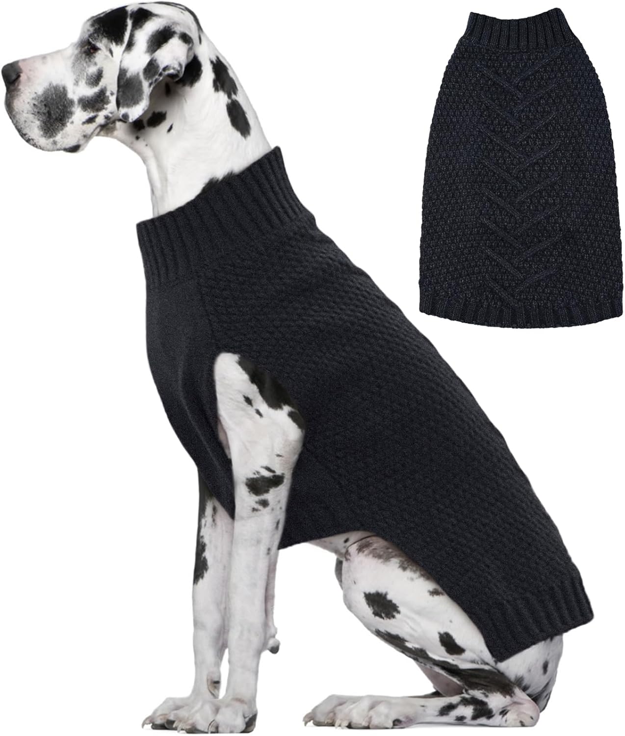 IECOii Big Dog Sweater for Extra Large Dogs in Cold Weather