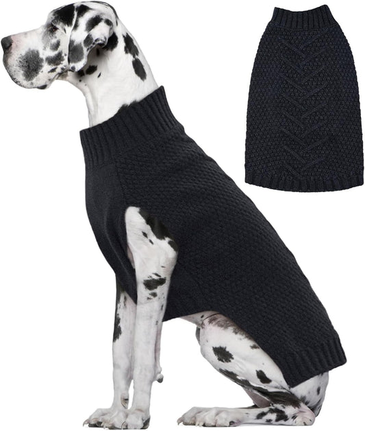 IECOii Big Dog Sweater for Extra Large Dogs in Cold Weather
