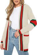 HAPCOPE Cardigan Sweaters for Women - Cozy Color Block Style