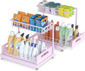 Under Sink Organizer 2-Tier Pull-Out Rack - Space-Saving