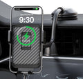 Wireless Car Charger MOKPR 15W Fast Charging Car Mount - Auto Clamp
