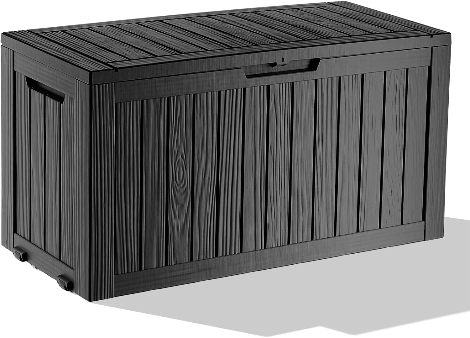 75 Gallon Waterproof Outdoor Storage Box for Garden and Patio