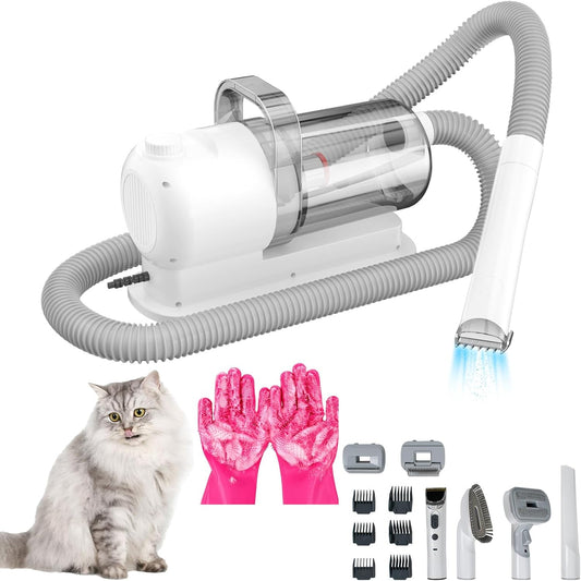 Greatbond Dog Grooming Kit - High Suction, Easy Clean