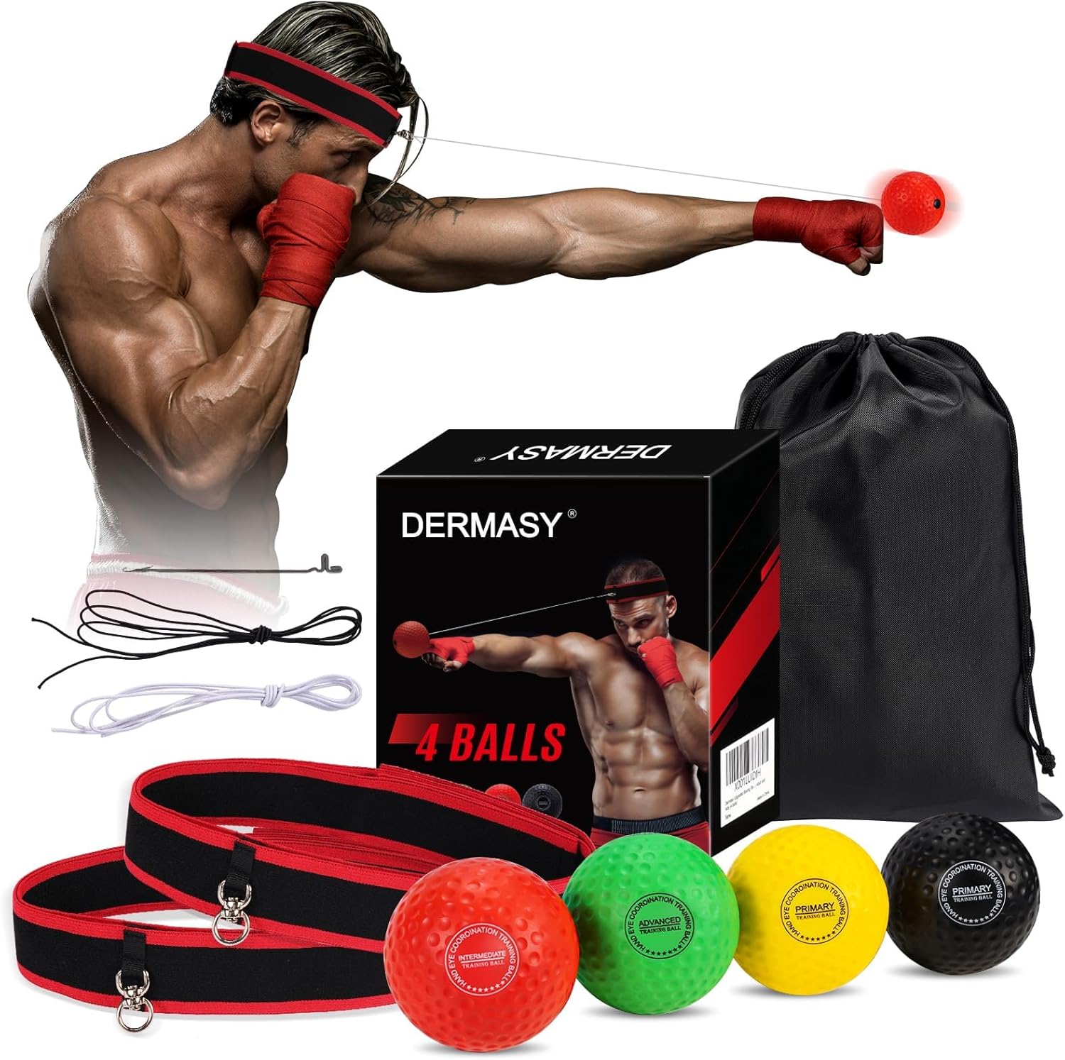 Reactive Boxing Ball Set - Boost Fight Skills!